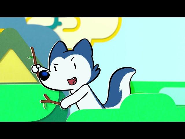 THE WARRIOR WOLF | Lupin's Tales  Fairy Tales Stories | Cartoon for kids