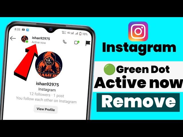 Instagram 🟢Green Dot Remove | Instagram ki green dot active now kaise hataye 2023