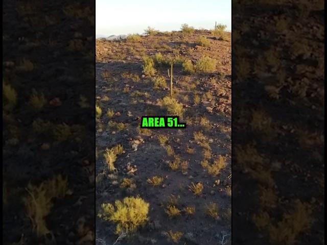 Man crashes drone in Area 51 #shorts