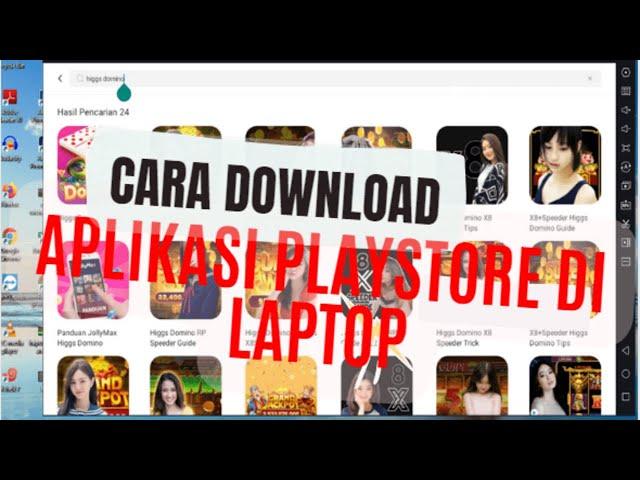 Cara Mendownload Aplikasi PlayStore di Komputer / Laptop Terbaru Untuk Windows