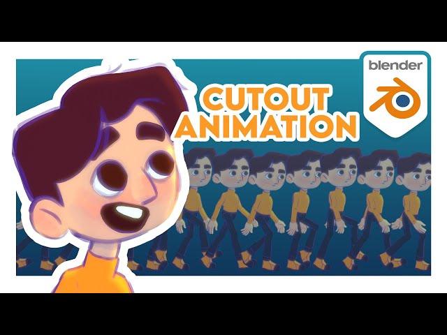 Groovy Grease Pencil Cut-Out Character Rigging Tutorial | Intermediate to Advanced Blender