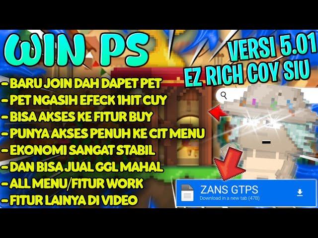 GOOD ECONOMY BANYAK FITUR-NYA GROWTOPIA PRIVATE SERVER TERBARU 2024 GTPS TERBARU WIN