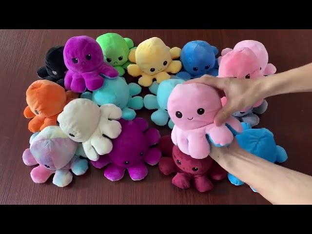 REVERSIBLE OCTOPUS BONEKA GURITA LUCU