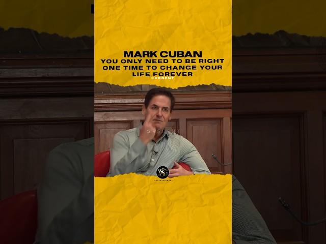 #markcuban You only need to be right one time to change your life forever.  @OxfordUnion