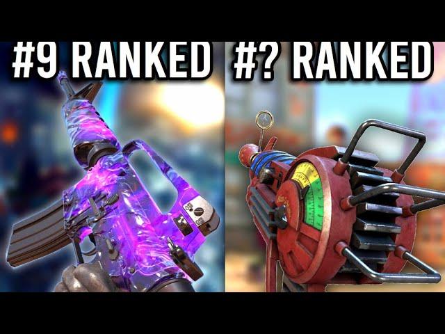 RANKING EVERY GUN IN COLD WAR ZOMBIES FROM WORST TO BEST!