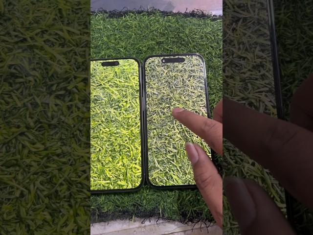 Display Test️i Phone 15 Pro vs i Phone 14 Pro️#trending #shortsvideo