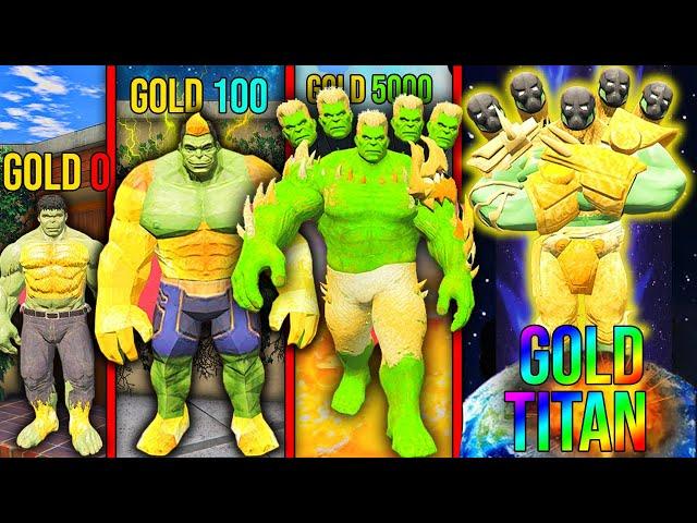 FRANKLIN Upgrading HULK To GOLD HULK In GTA 5!