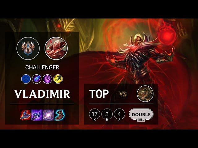 Vladimir Top vs Renekton - EUW Challenger Patch 10.14