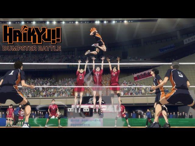 Hinata Shoyo First Open Spike | Haikyu the Movie: The Dumpster Battle