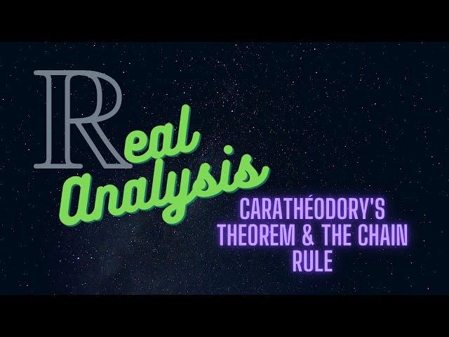 Carathéodory’s Theorem and the chain rule