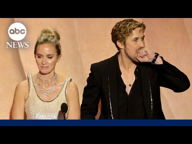 Oscars 2024: Ryan Gosling and Emily Blunt exchange playful barbs at the Academy Awards