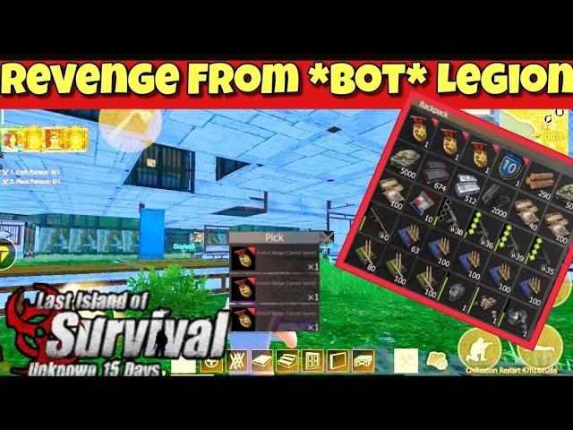 Revenge From 2 legion | Got 3 Restart Badge | Last Day Rules Survival | Last Island of survival Game