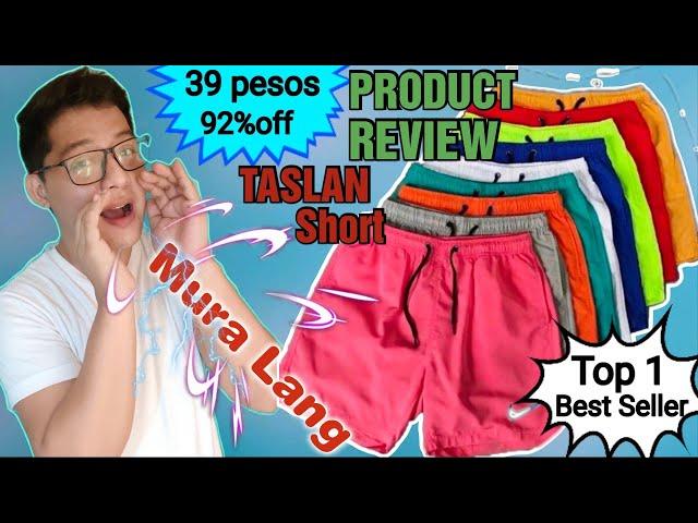  Product Review | TASLAN short top 1 Best seller in shopee 92% off 39php only