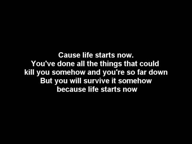Three Days Grace - Life Starts Now [Lyrics & HQ Audio]