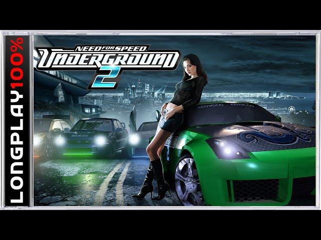 Need for Speed Underground 2 100% | Longplay Walkthrough | HARD | +Subtitles (1440p)