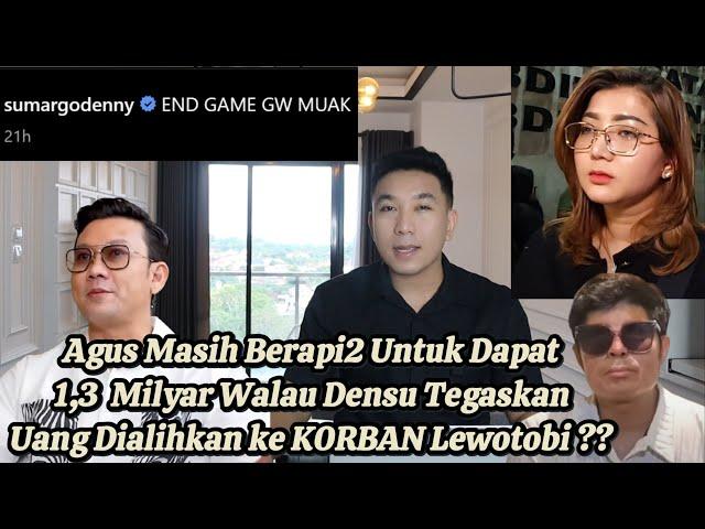 EFEK AGUS GAK NURUT KEMENSOS & DENSU SAK1T HATI MENDALAM MAKANYA IA KEHILANGAN 1,3 MILYAR ITU ??