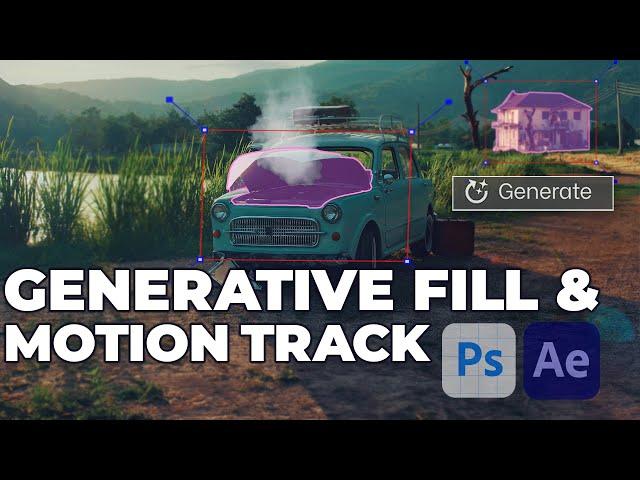 Transforming Video with Generative Fill and Motion Tracking | Photoshop & After Effects Tutorial