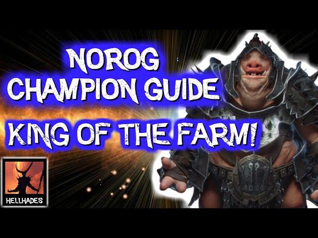 RAID: Shadow Legends | NOROG CHAMPION GUIDE - Is this PIG 'VAULT LORD' or 'KING OF THE FARM'?