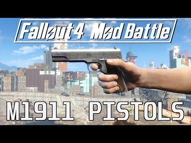 11 M1911 Pistol Mods for Fallout 4  - Mod Battle