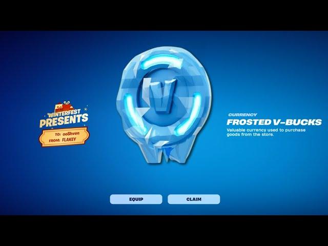 Secret PRESENTS in Fortnite WINTERFEST!