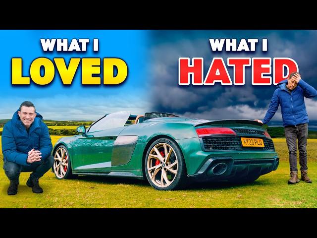 Audi R8 Spider Review - the last V10!