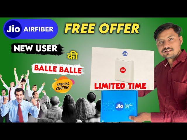 Jio Airfiber Free Installation (Freedom Offer) Live | Jio Airfiber 800+ Channel 15 OTT Rs.599