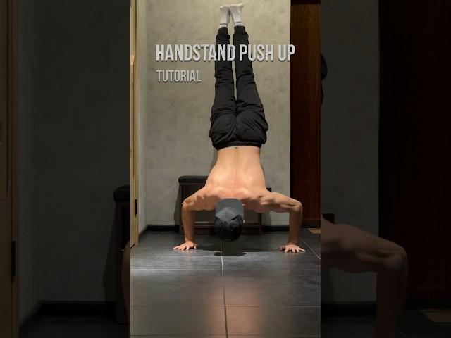 Handstand Push Up Tutorial #calisthenics #workout