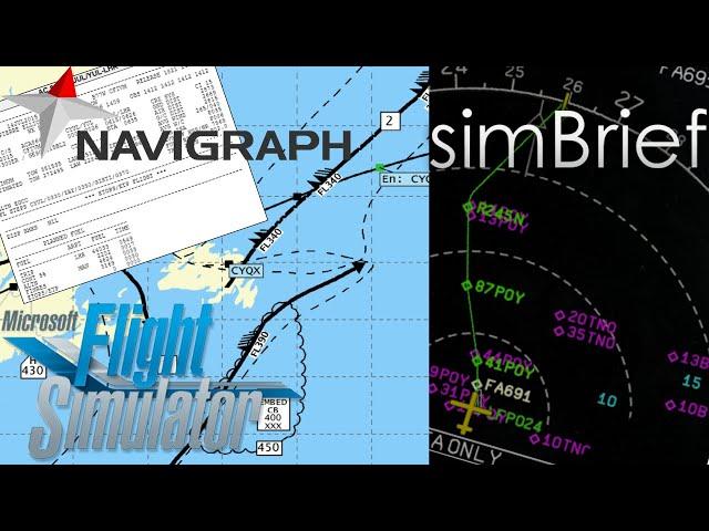 Microsoft Flight Simulator | How I create real world flight plans using SimBrief and Navigraph