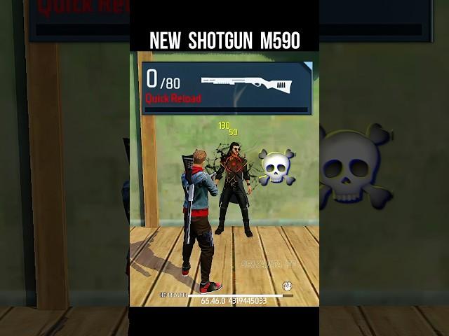 New Shotgun M590  Free Fire New Gun M590 Ability Test | OB46 Update #srikantaff