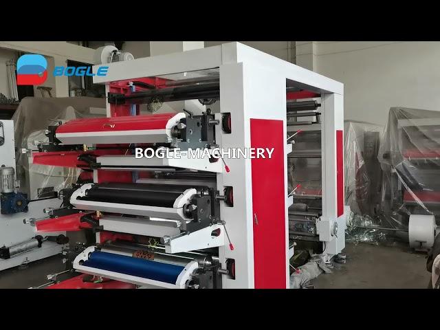 6 colors flexo printing machine