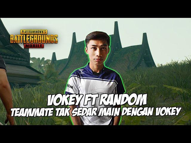 Team Random Tak Sedar Tengah Main Dengan Vokey | Vokey Gameplay | Pubg Mobile