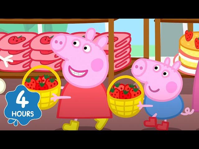 Peppa Picks Strawberries! | Cartoons for Kids | Full Episode | Peppa Pig