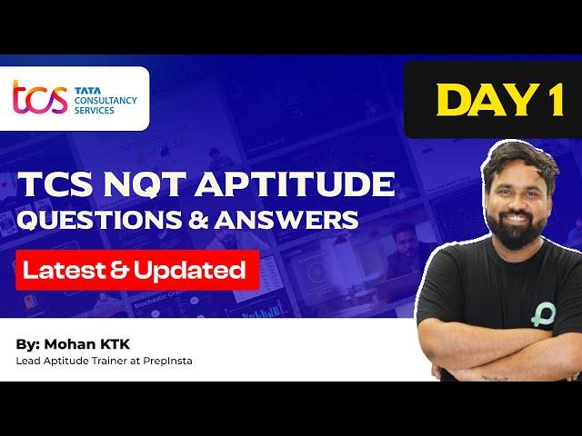 TCS NQT Aptitude Questions and Answers Day -1 | TCS OffCampus