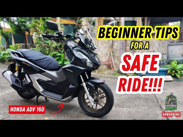 BEGINNER TIPS For New Riders | Make Riding SAFER | Honda ADV 160