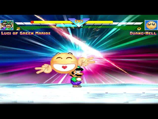 NICK54222 MUGEN: Lugi of Green Marios VS Duang-Hell