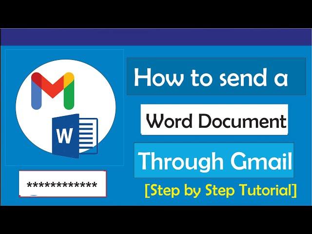 How to Send a Word Document Through Gmail