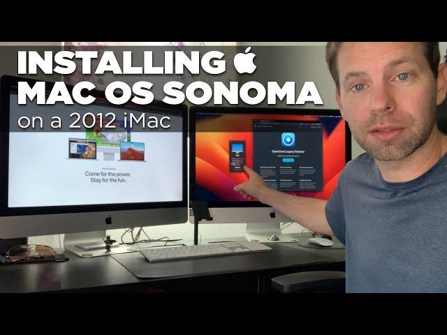 How to install Mac OS Sonoma on Legacy iMacs, 2012 iMac Running Sonoma. OCLP tutorial •