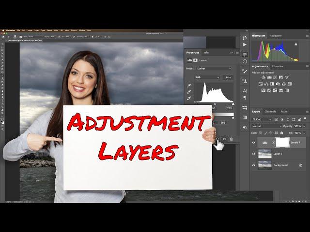 How to Use ADJUSTMENT LAYERS in Photoshop