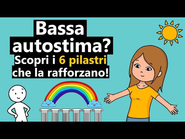 Bassa autostima? Scopri i 6 pilastri che la rafforzano!