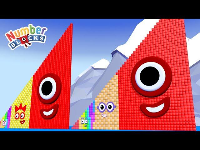 Numberblocks Step Squad Full Episodes 1275 vs 1378 MILLION BIGGEST - Learn to Count Big Numbers!