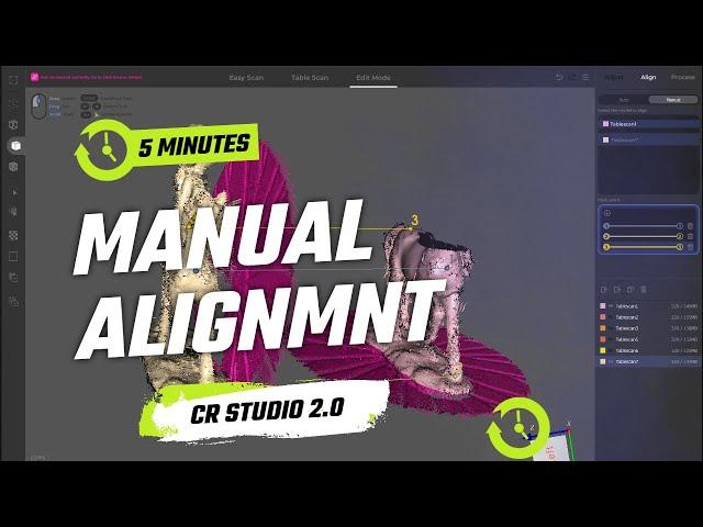 CR Studio Manual Alignment in 5 minutes | Quick Tips for CR Studio 2.0