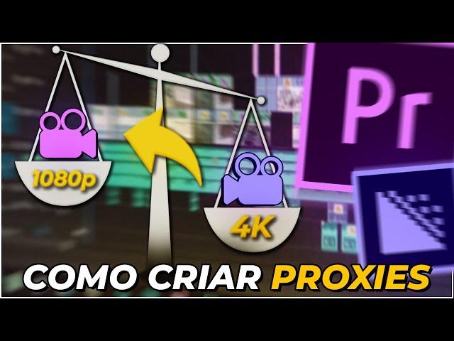 Como EDITAR vídeo MAIS RÁPIDO em computador FRACO | Proxy no Adobe Premiere e Adobe Media Encoder