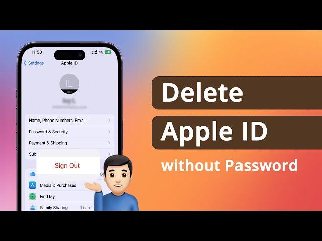 [3 Ways] How to Delete Apple ID without Password
