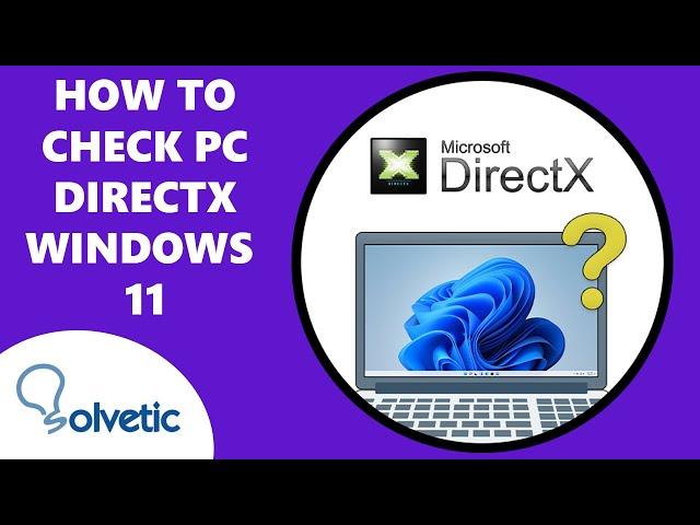 How to CHECK PC DIRECTX Version ️