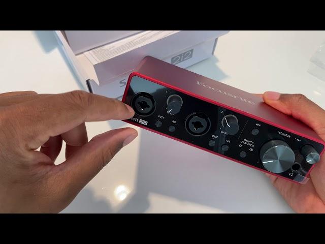 Focusrite 2i2 (3rd Gen) USB Audio Interface with Pro Tools UNBOXING