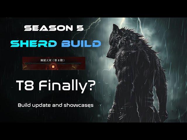 S5 Cataclysm Shred Build // Infernal Hordes T8 Clear // Diablo 4 Season 5 Druid Build