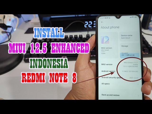 Update MIUI 12.5 Enhanced Redmi Note 8 Indonesia Sudah Dirilis Beta Tester Begini Cara Installnya