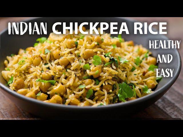 Chickpea Rice Recipe | Easy Vegetarian and Vegan Meals | Rice Recipes