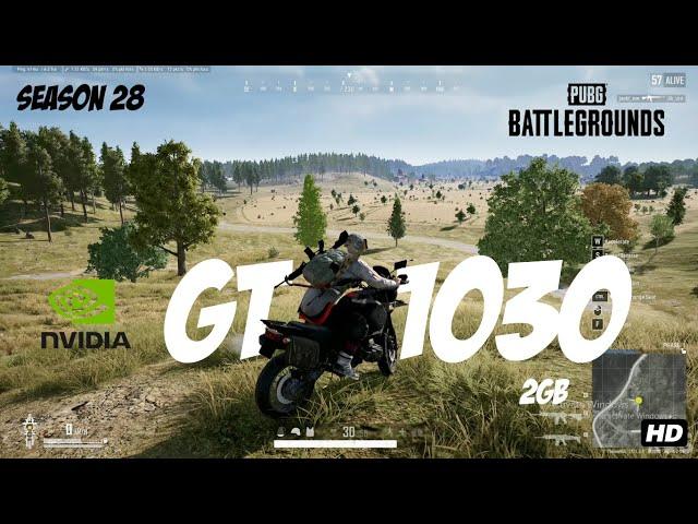 PUBG PC : GT 1030 2GB + I3 8100 (MEDIUM SETTINGS 60 FPS)