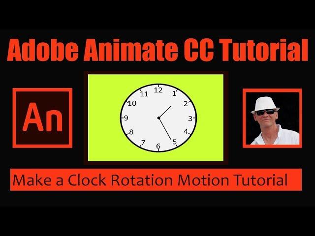Clock Circular Motion Tween - Adobe Animate CC Tutorial